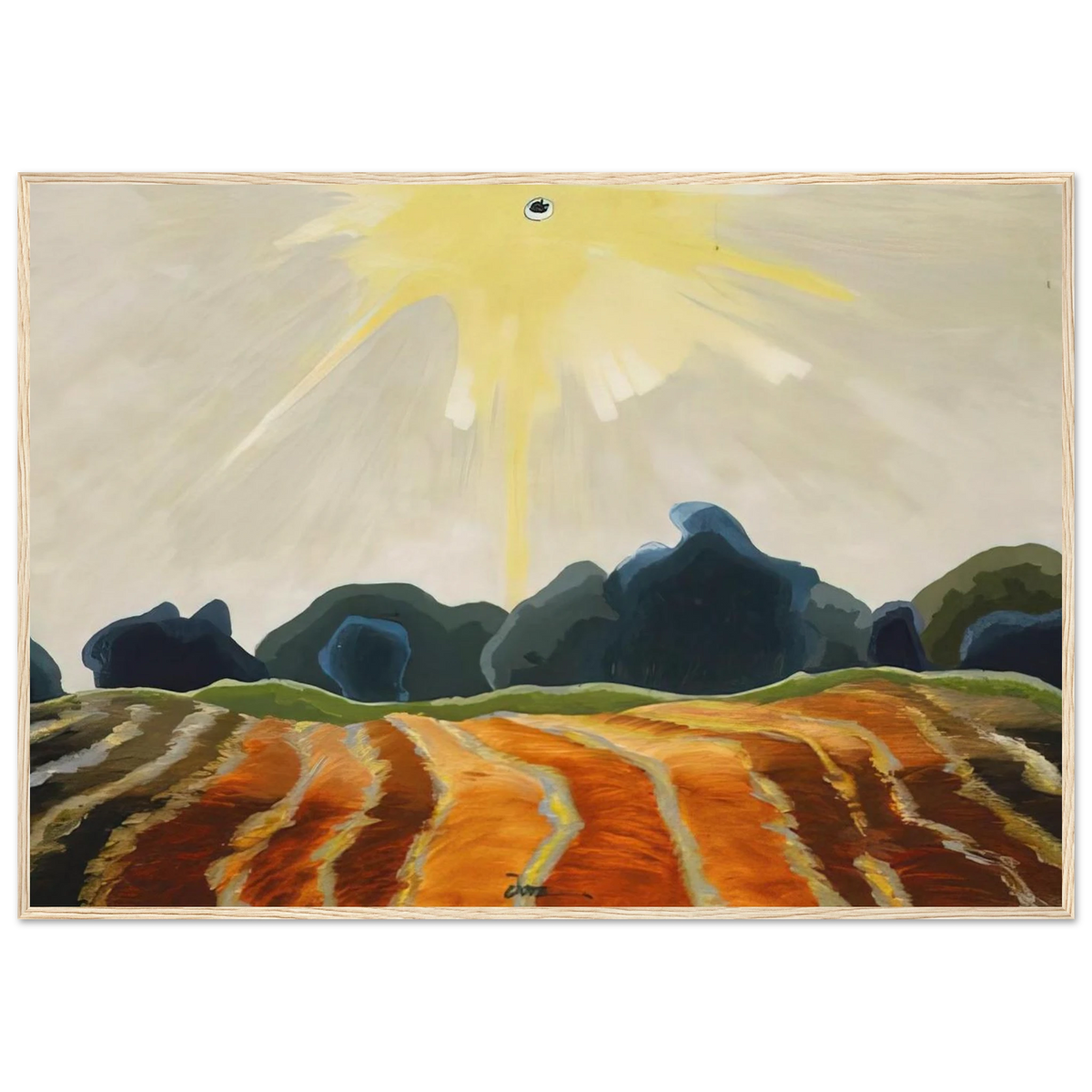 Morning Sun - 1935 Framed Poster | Arthur Dove Framed Prints Wall Art | Arthur Dove Shop