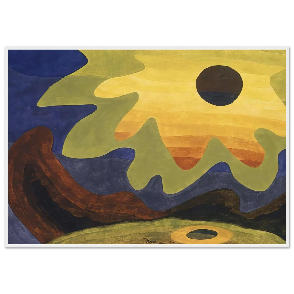 Sun - 1943 Framed Poster | Arthur Dove Framed Prints Wall Art | Arthur Dove Shop