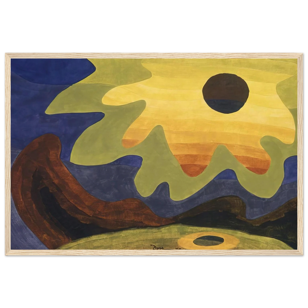 Sun - 1943 Framed Poster | Arthur Dove Framed Prints Wall Art | Arthur Dove Shop