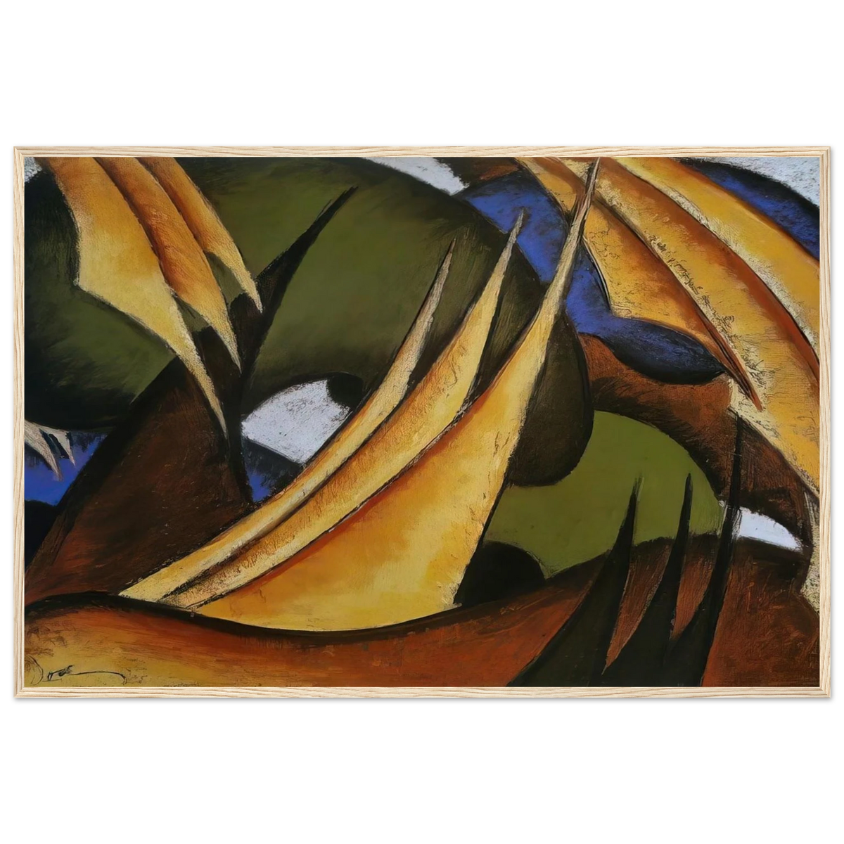 Sails - 1912 Framed Poster | Arthur Dove Framed Prints Wall Art | Arthur Dove Shop