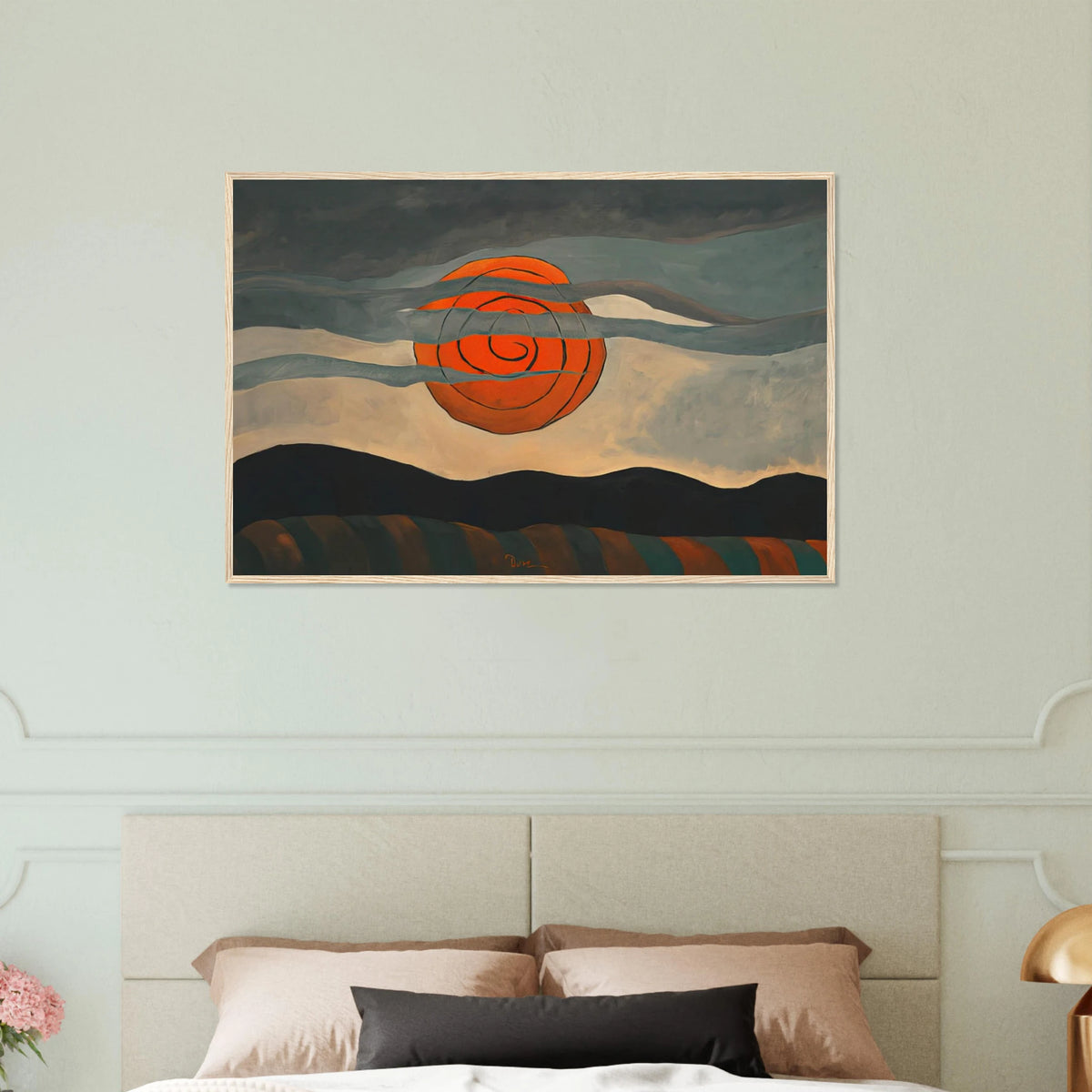 Red Sun - 1935 Framed Poster | Arthur Dove Framed Prints Wall Art | Arthur Dove Shop