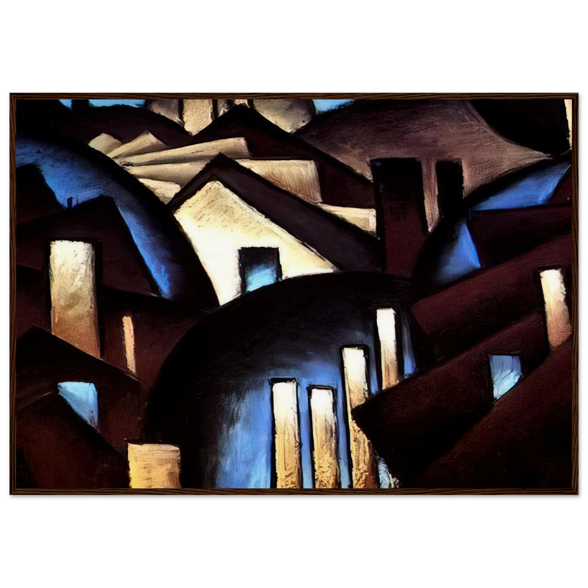 Nature Symbolized or Reefs - 1924 Framed Poster | Arthur Dove Framed Prints Wall Art | Arthur Dove Shop