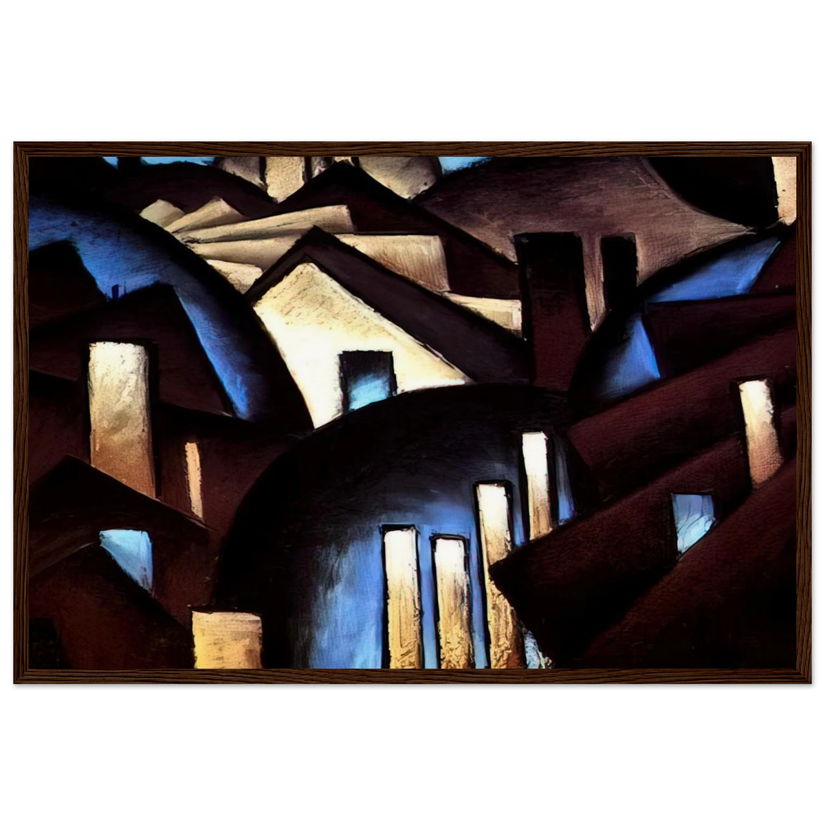 Nature Symbolized or Reefs - 1924 Framed Poster | Arthur Dove Framed Prints Wall Art | Arthur Dove Shop