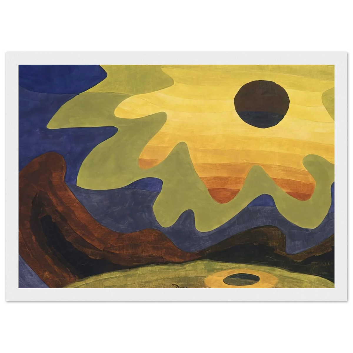 Sun - 1943 Framed Poster | Arthur Dove Framed Prints Wall Art | Arthur Dove Shop