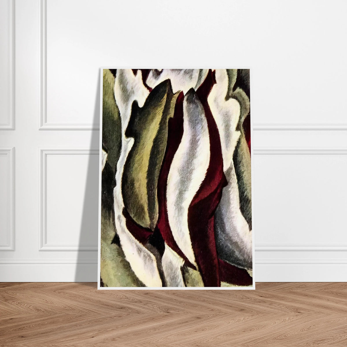 Based on Leaf Forms and Spaces - 1912 Framed Poster | Arthur Dove Framed Prints Wall Art | Arthur Dove Shop