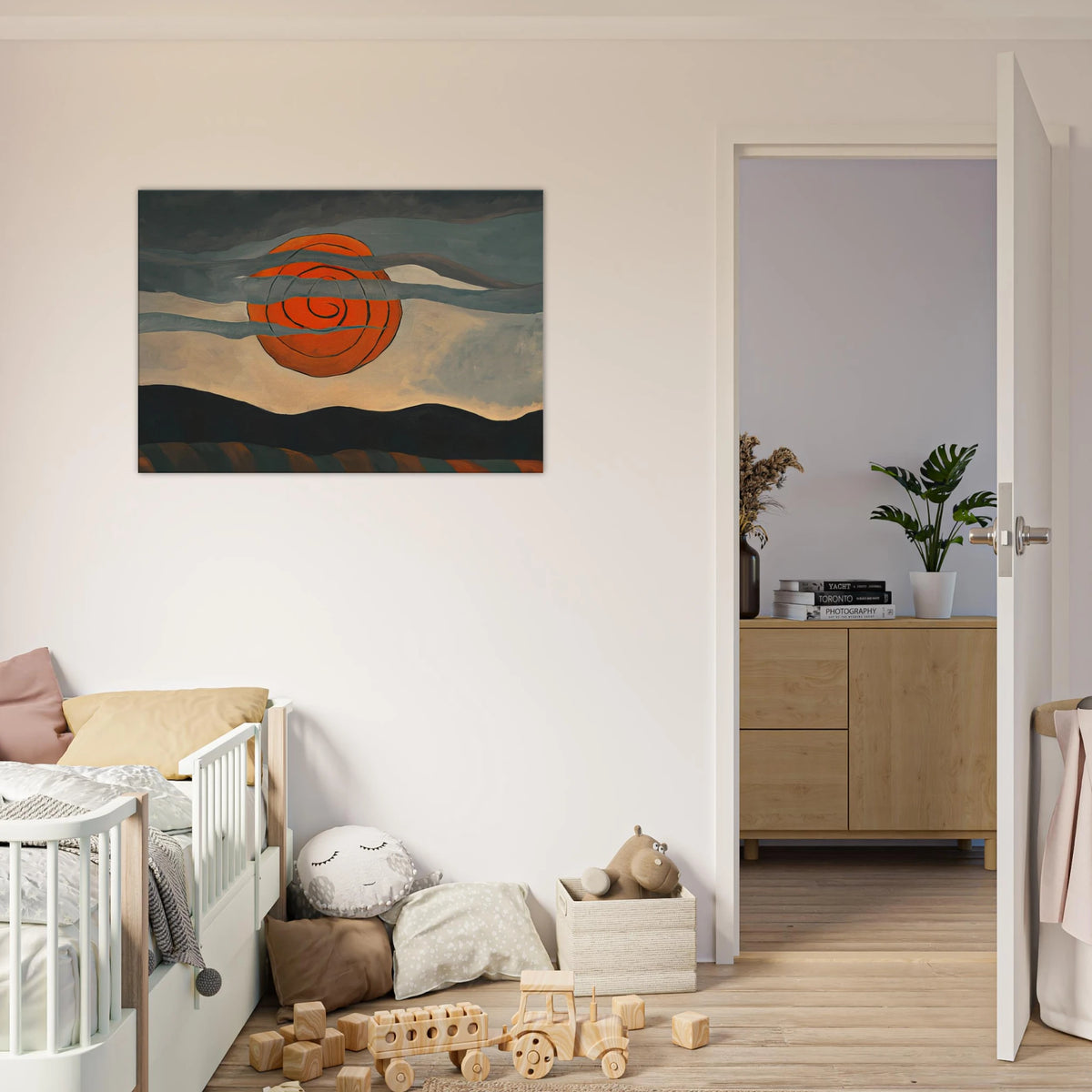 Red Sun - 1935 Canvas | Arthur Dove Canvas | Arthur Dove Shop