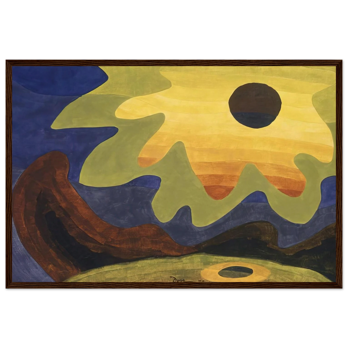 Sun - 1943 Framed Poster | Arthur Dove Framed Prints Wall Art | Arthur Dove Shop