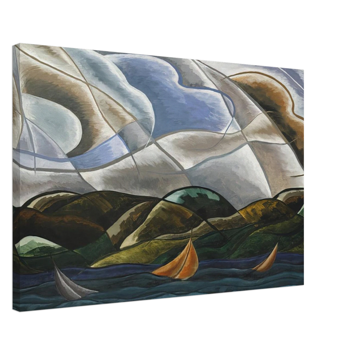 Clouds and Water - 1930 Canvas | Arthur Dove Canvas | Arthur Dove Shop