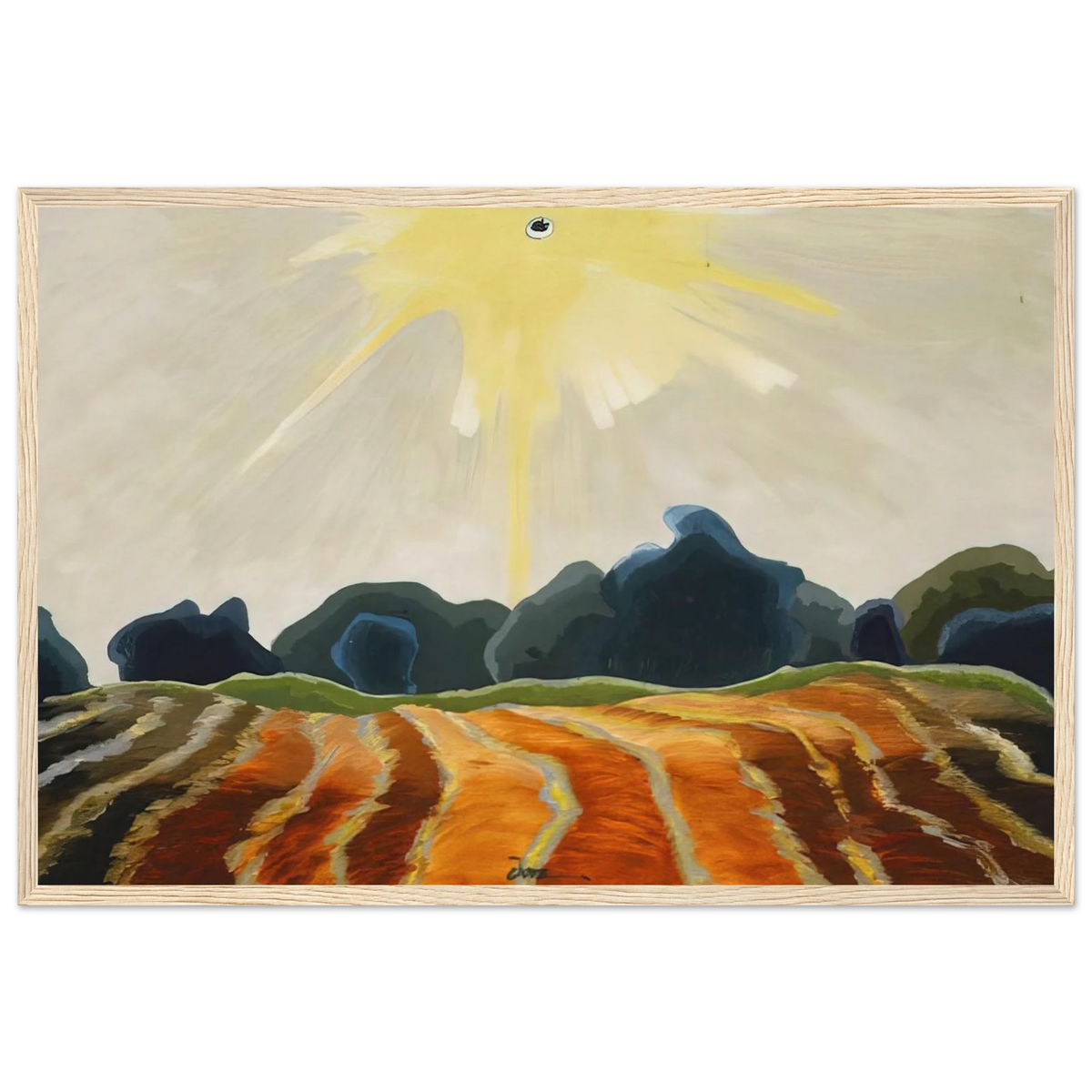 Morning Sun - 1935 Framed Poster | Arthur Dove Framed Prints Wall Art | Arthur Dove Shop