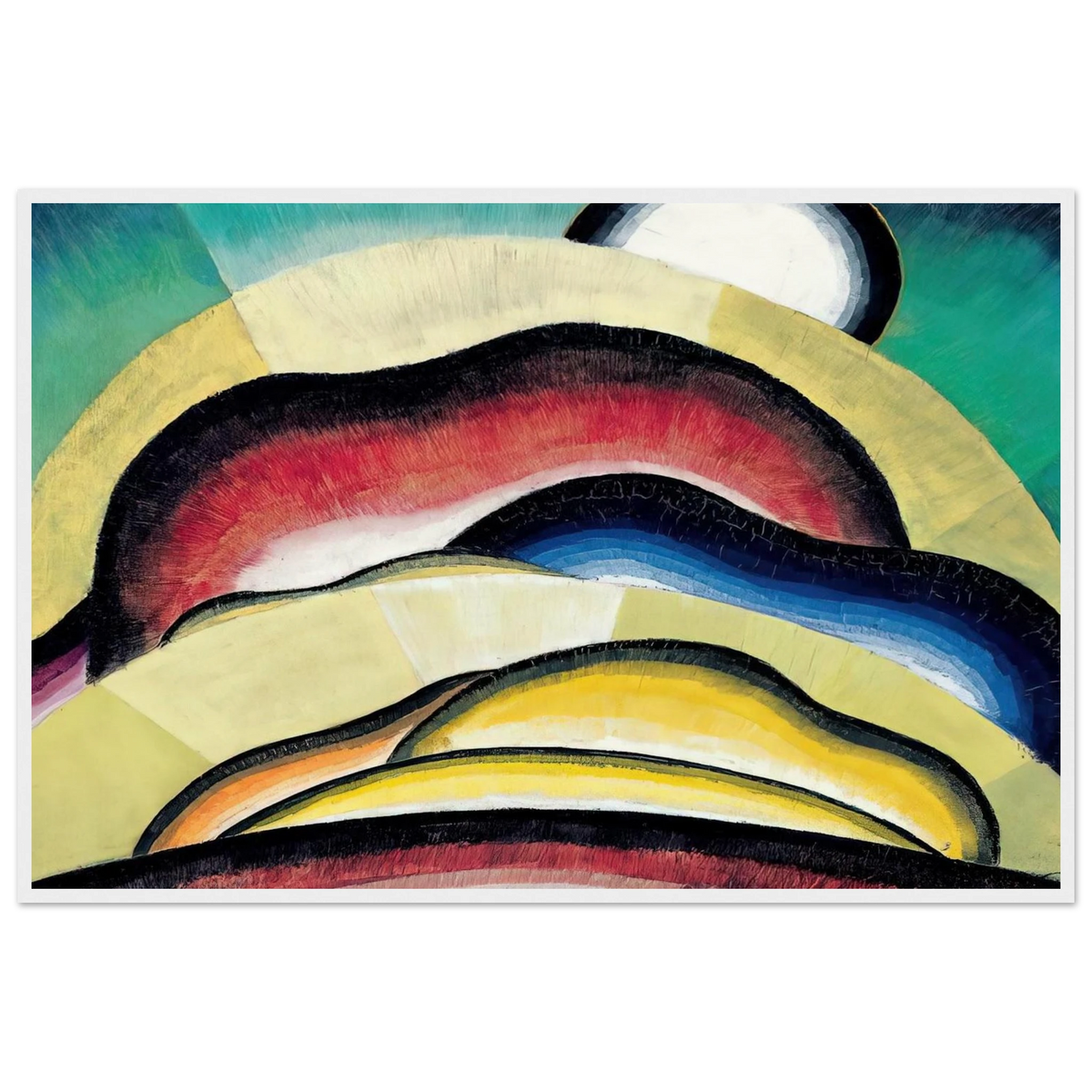 Sunrise - 1924 Framed Poster | Arthur Dove Framed Prints Wall Art | Arthur Dove Shop