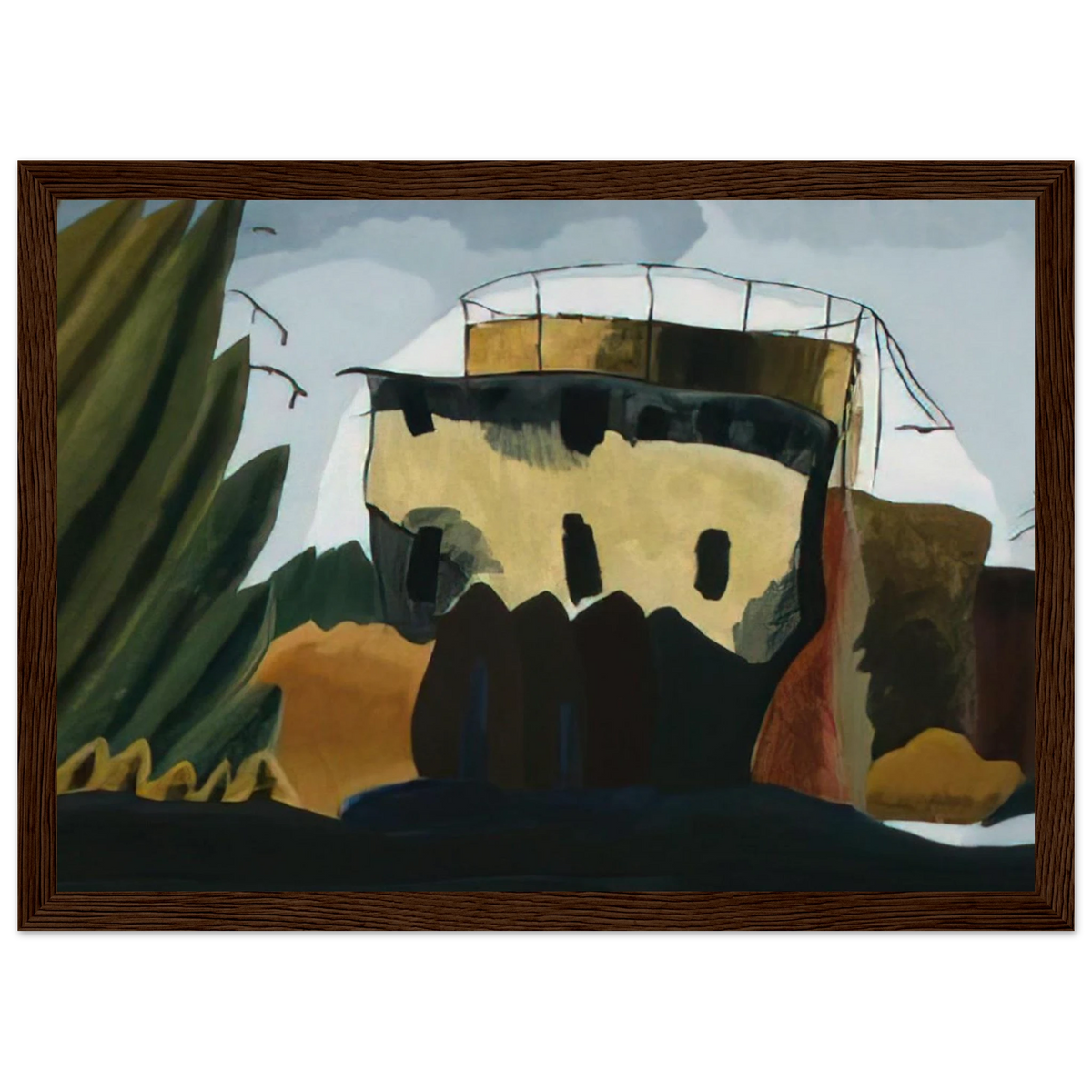 Tanks - 1938 Framed Poster | Arthur Dove Framed Prints Wall Art | Arthur Dove Shop