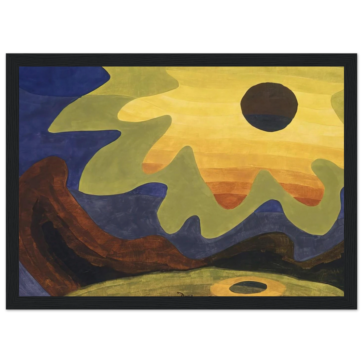 Sun - 1943 Framed Poster | Arthur Dove Framed Prints Wall Art | Arthur Dove Shop