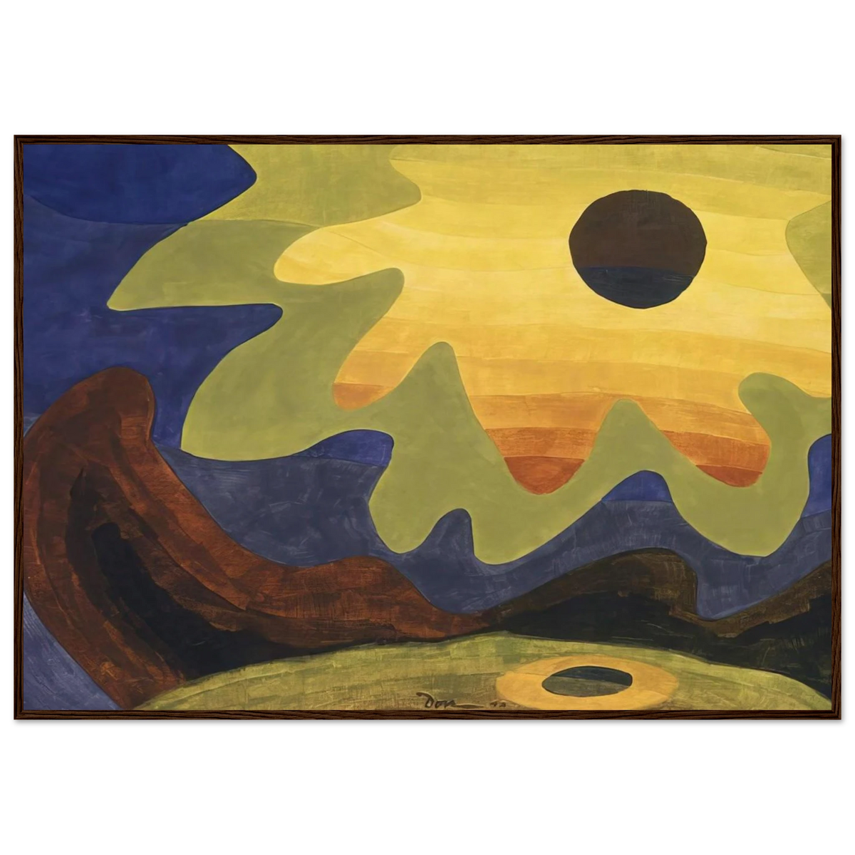 Sun - 1943 Framed Poster | Arthur Dove Framed Prints Wall Art | Arthur Dove Shop