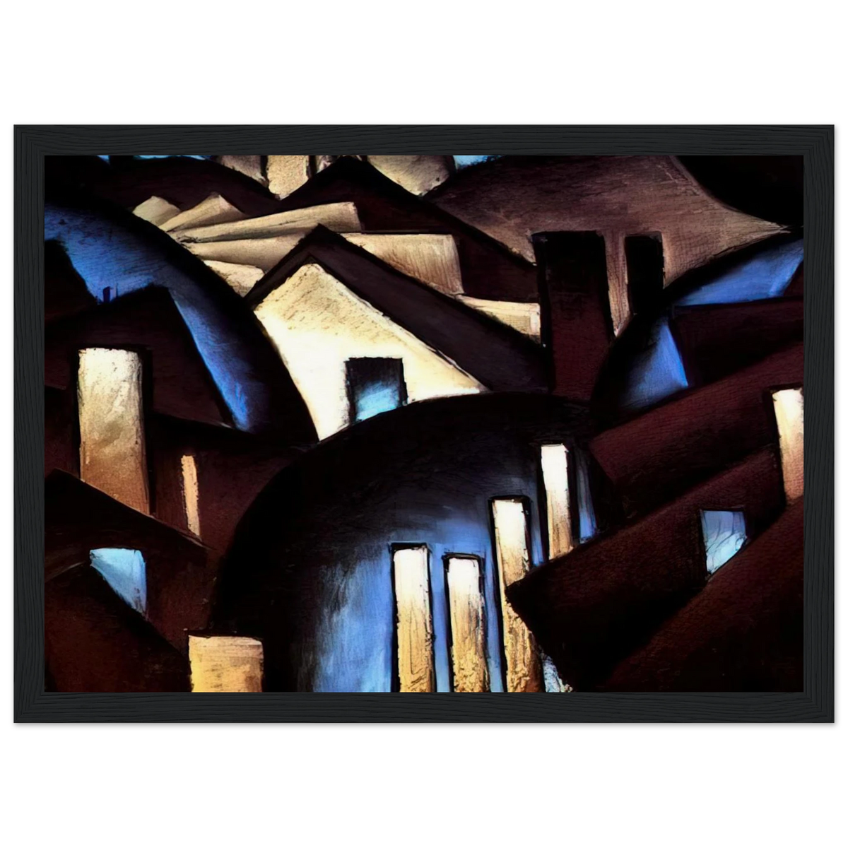 Nature Symbolized or Reefs - 1924 Framed Poster | Arthur Dove Framed Prints Wall Art | Arthur Dove Shop