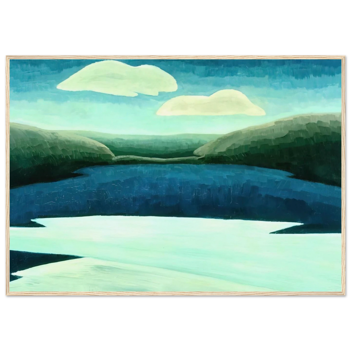 Ice and Clouds - 1931 Framed Poster | Arthur Dove Framed Prints Wall Art | Arthur Dove Shop