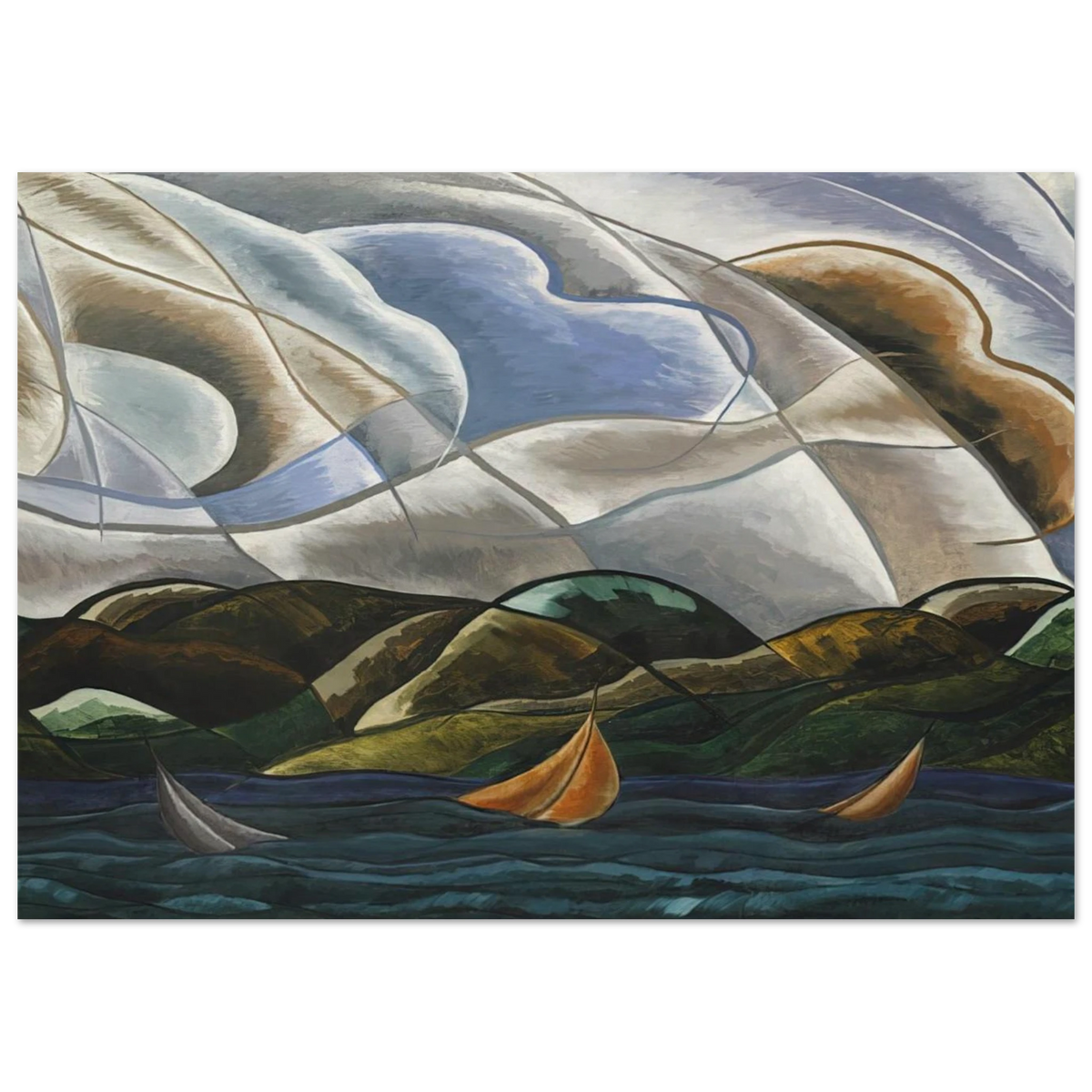 Clouds and Water - 1930 Poster | Arthur Dove Poster | Arthur Dove Shop
