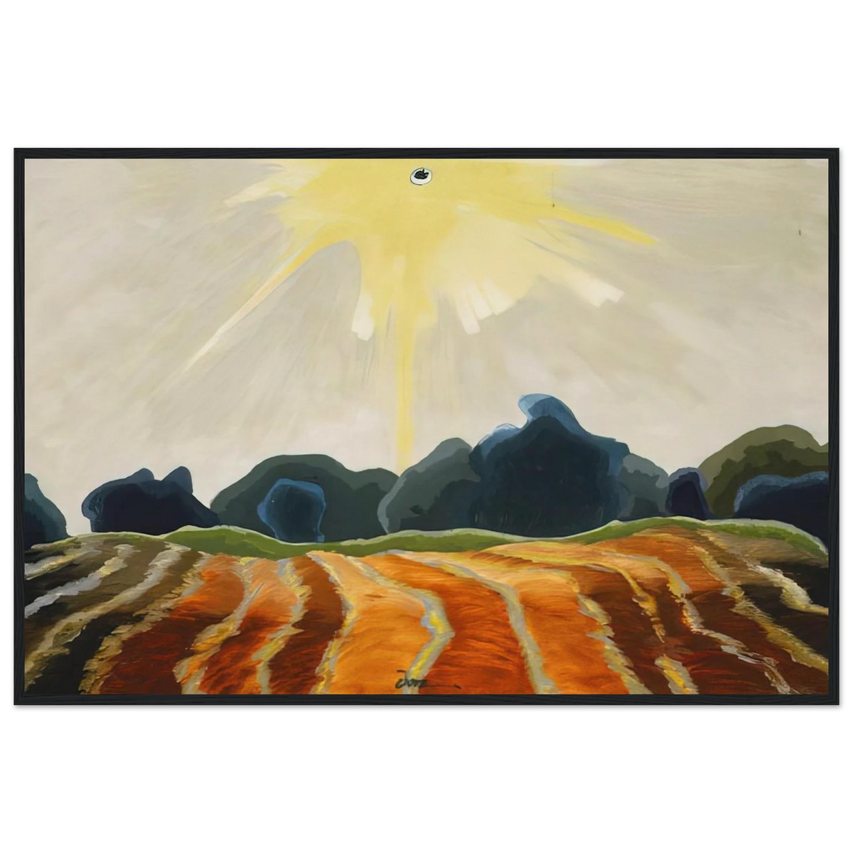 Morning Sun - 1935 Framed Poster | Arthur Dove Framed Prints Wall Art | Arthur Dove Shop