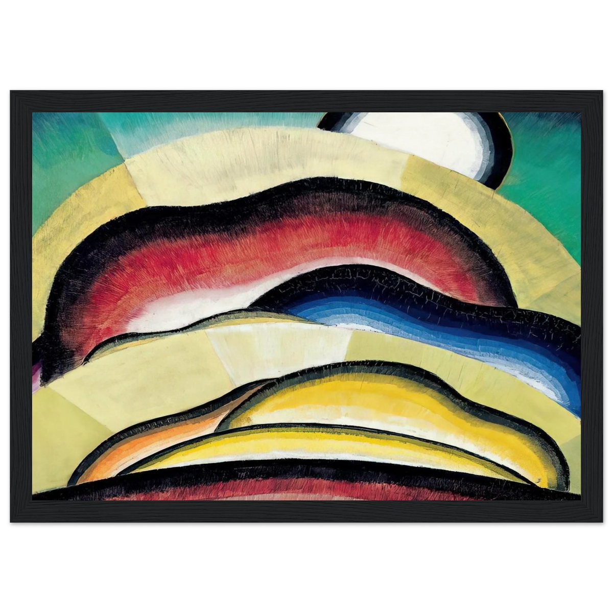 Sunrise - 1924 Framed Poster | Arthur Dove Framed Prints Wall Art | Arthur Dove Shop