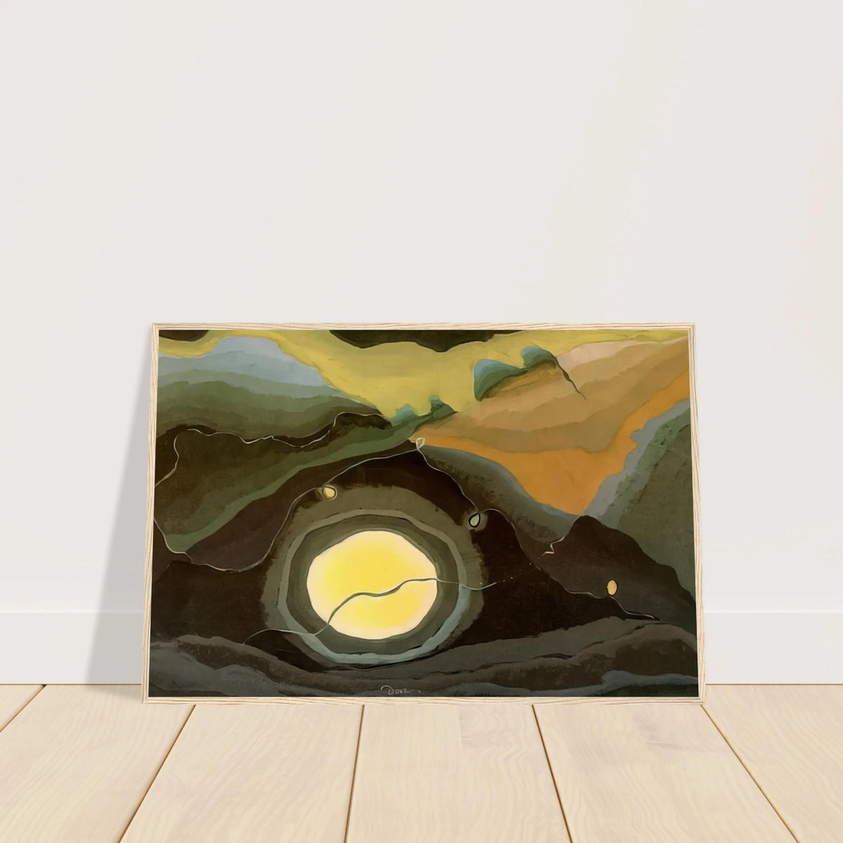Me and the Moon - 1937 Framed Poster | Arthur Dove Framed Prints Wall Art | Arthur Dove Shop