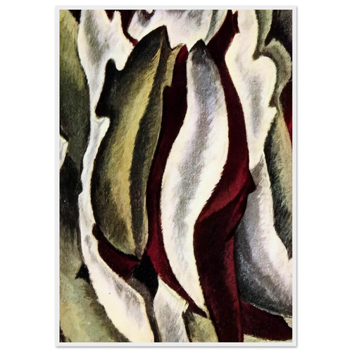 Based on Leaf Forms and Spaces - 1912 Framed Poster | Arthur Dove Framed Prints Wall Art | Arthur Dove Shop
