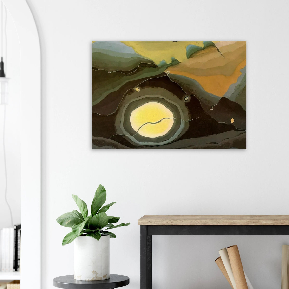 Me and the Moon - 1937 Canvas | Arthur Dove Canvas | Arthur Dove Shop