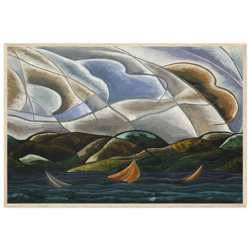 Clouds and Water - 1930 Framed Poster | Arthur Dove Framed Prints Wall Art | Arthur Dove Shop