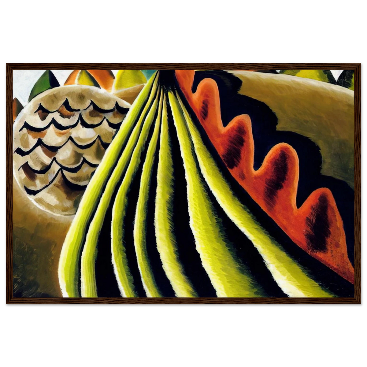 Fields of Grain as Seen from Train - 1931 Framed Poster | Arthur Dove Framed Prints Wall Art | Arthur Dove Shop