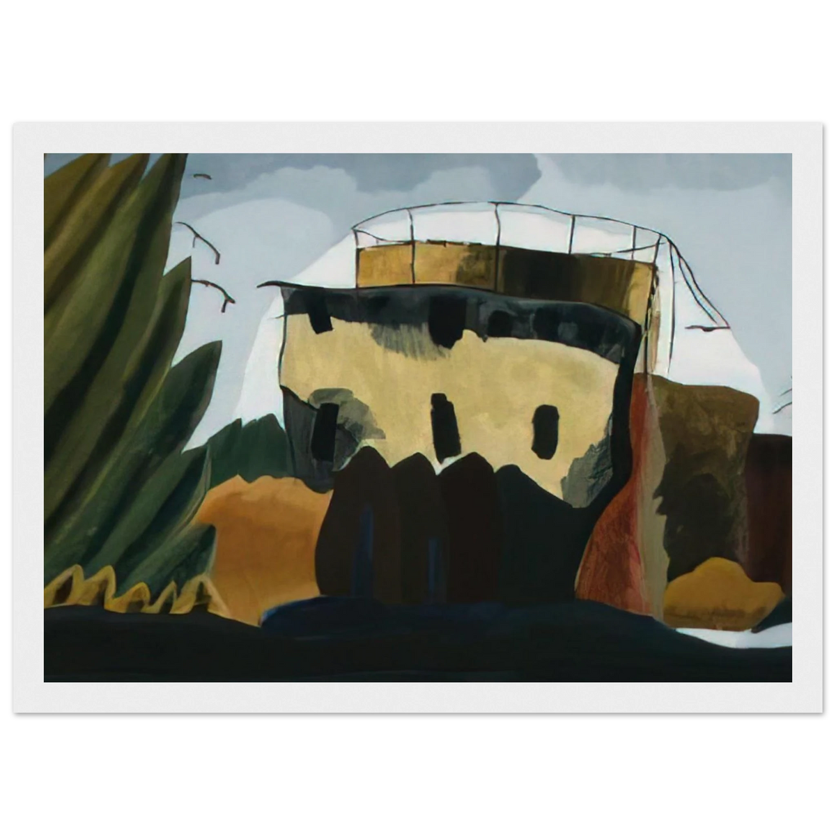 Tanks - 1938 Framed Poster | Arthur Dove Framed Prints Wall Art | Arthur Dove Shop