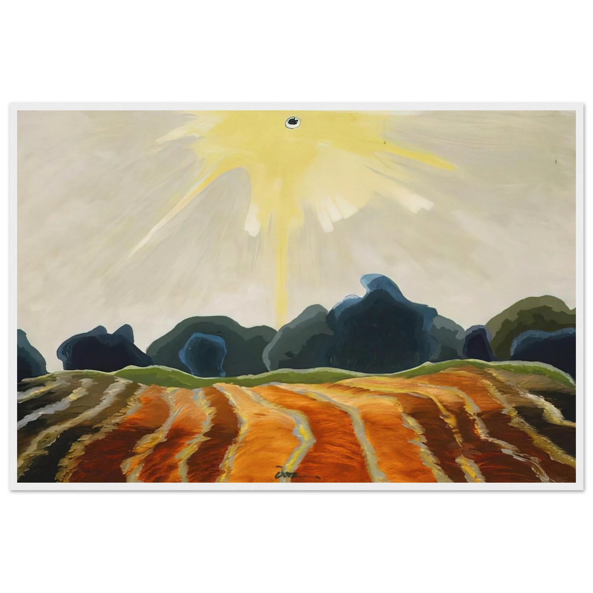 Morning Sun - 1935 Framed Poster | Arthur Dove Framed Prints Wall Art | Arthur Dove Shop