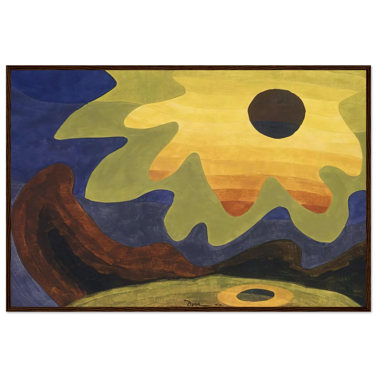 Sun - 1943 Framed Poster | Arthur Dove Framed Prints Wall Art | Arthur Dove Shop