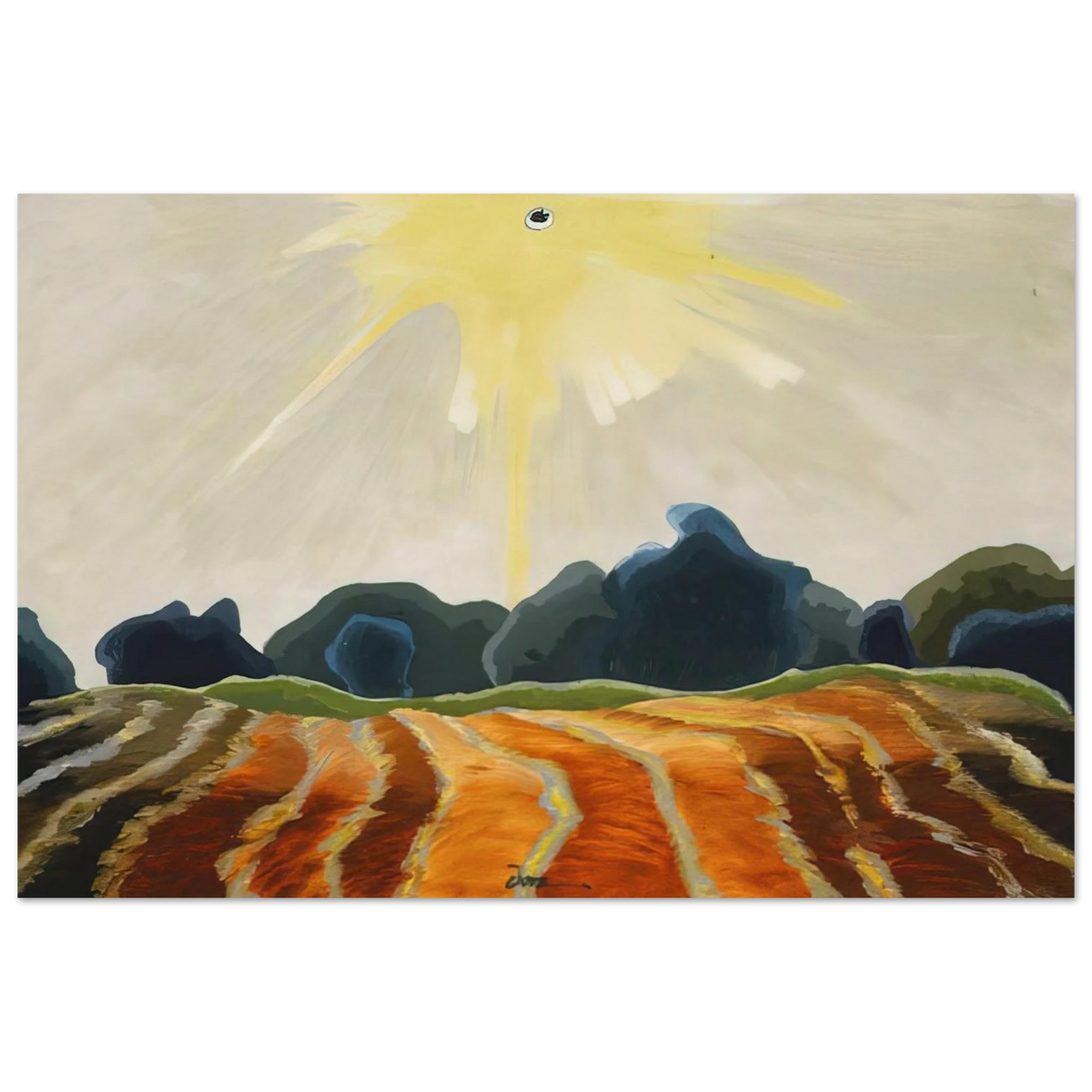 Morning Sun - 1935 Poster | Arthur Dove Poster | Arthur Dove Shop