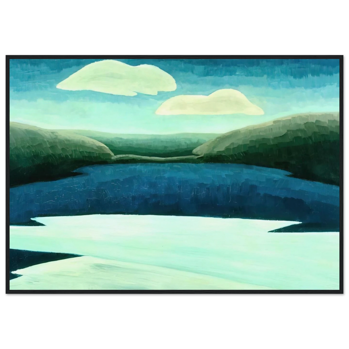Ice and Clouds - 1931 Framed Poster | Arthur Dove Framed Prints Wall Art | Arthur Dove Shop