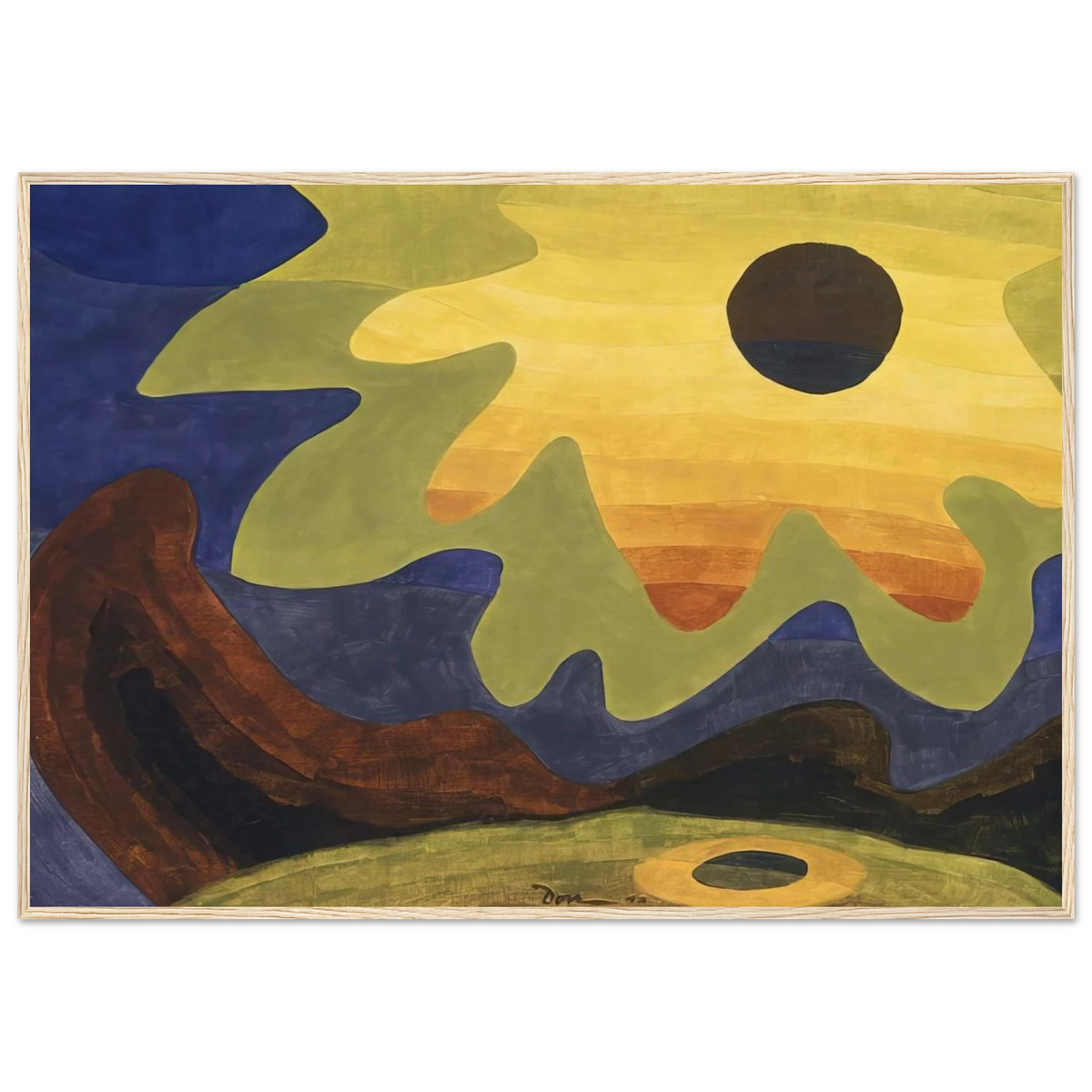 Sun - 1943 Framed Poster | Arthur Dove Framed Prints Wall Art | Arthur Dove Shop