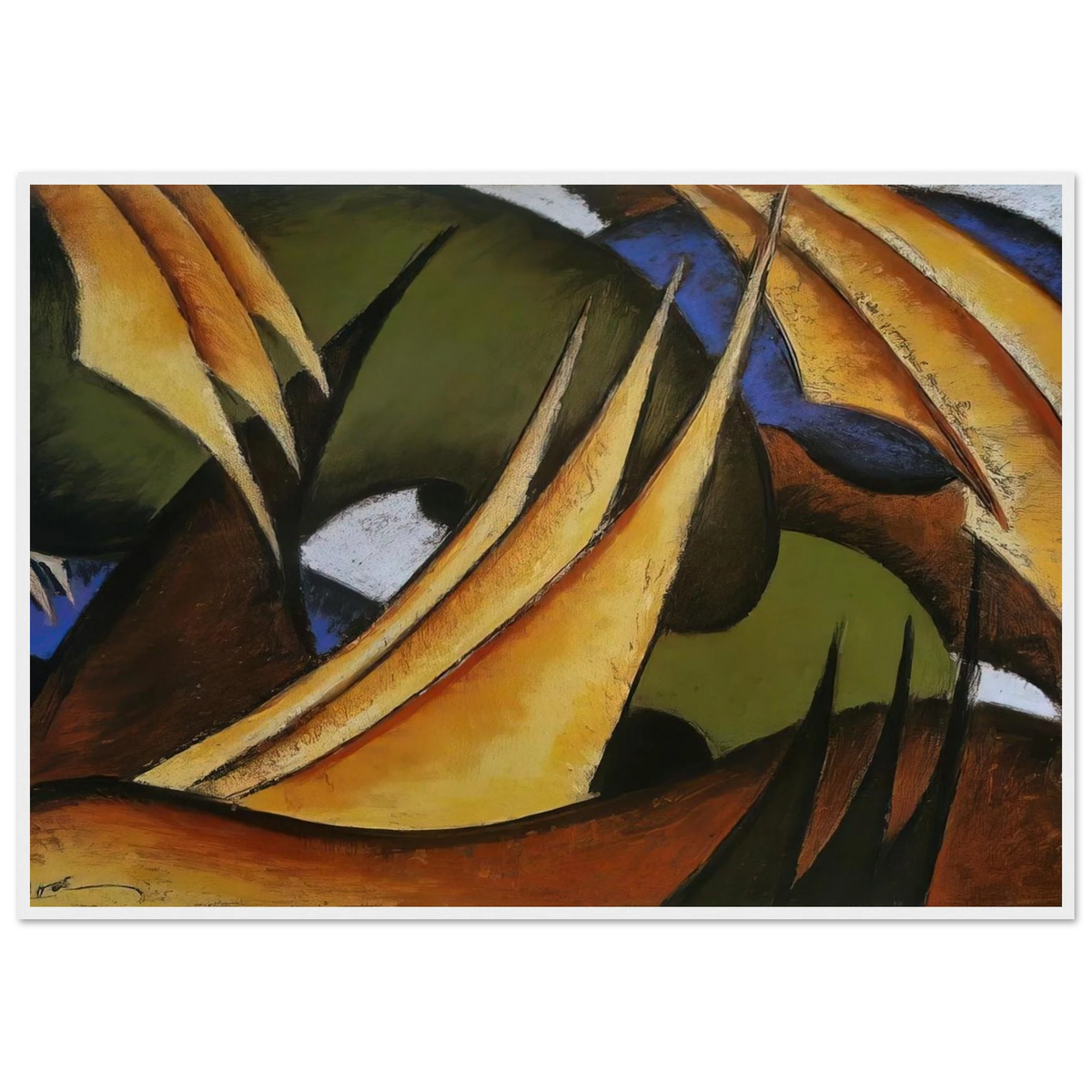 Sails - 1912 Framed Poster | Arthur Dove Framed Prints Wall Art | Arthur Dove Shop