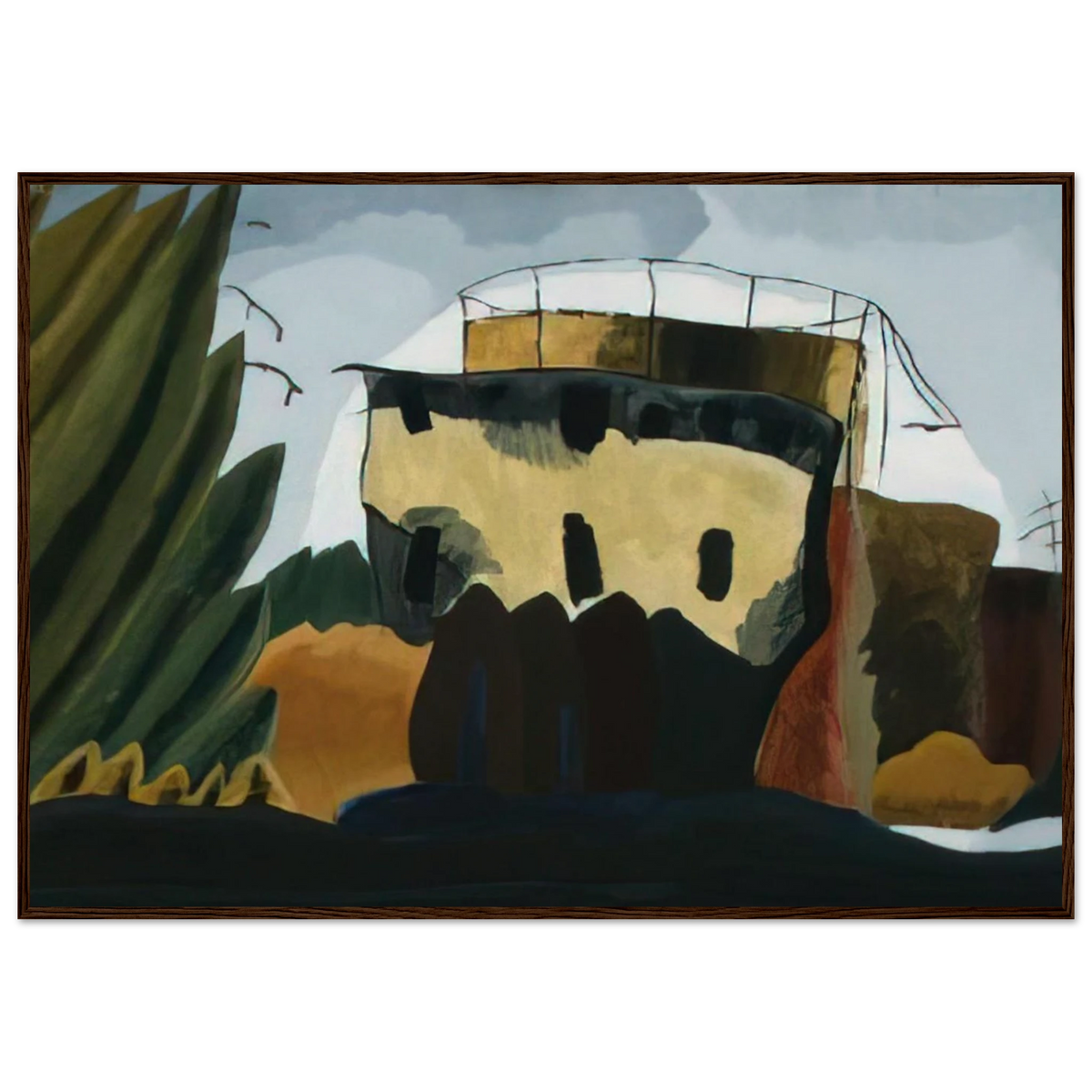 Tanks - 1938 Framed Poster | Arthur Dove Framed Prints Wall Art | Arthur Dove Shop