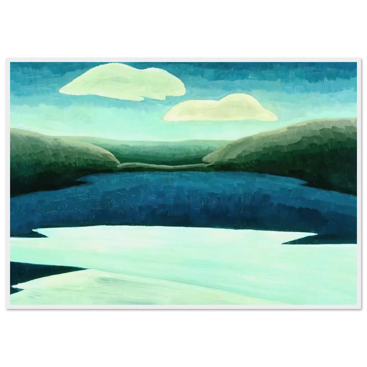 Ice and Clouds - 1931 Framed Poster | Arthur Dove Framed Prints Wall Art | Arthur Dove Shop