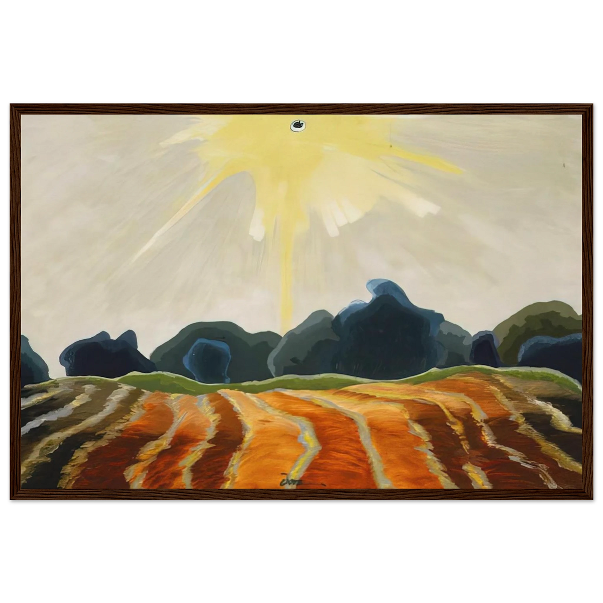 Morning Sun - 1935 Framed Poster | Arthur Dove Framed Prints Wall Art | Arthur Dove Shop