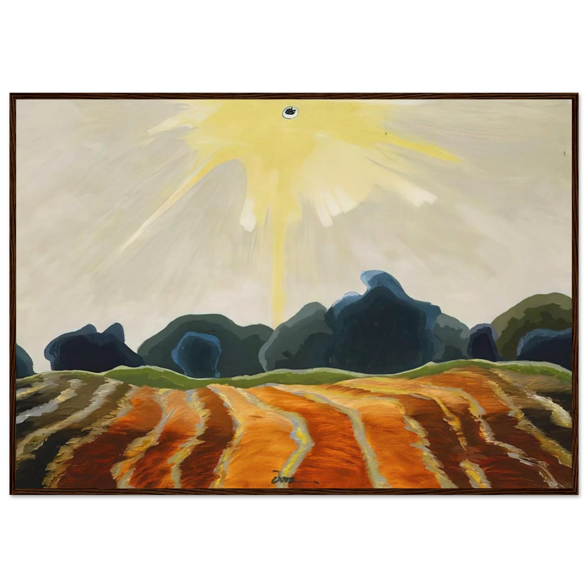 Morning Sun - 1935 Framed Poster | Arthur Dove Framed Prints Wall Art | Arthur Dove Shop