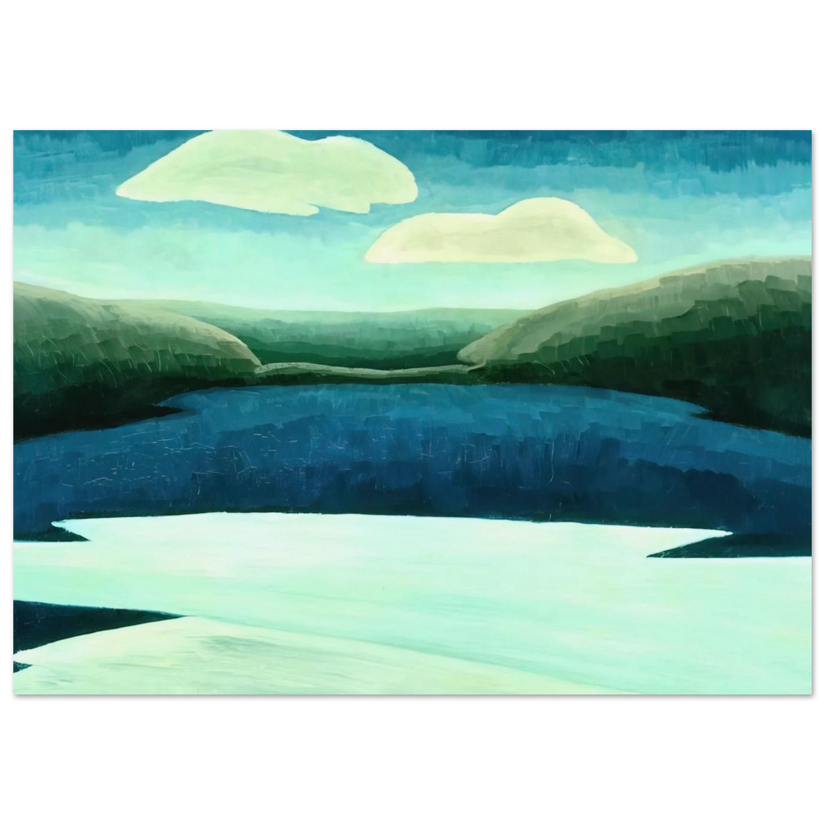 Ice and Clouds - 1931 Poster | Arthur Dove Poster | Arthur Dove Shop