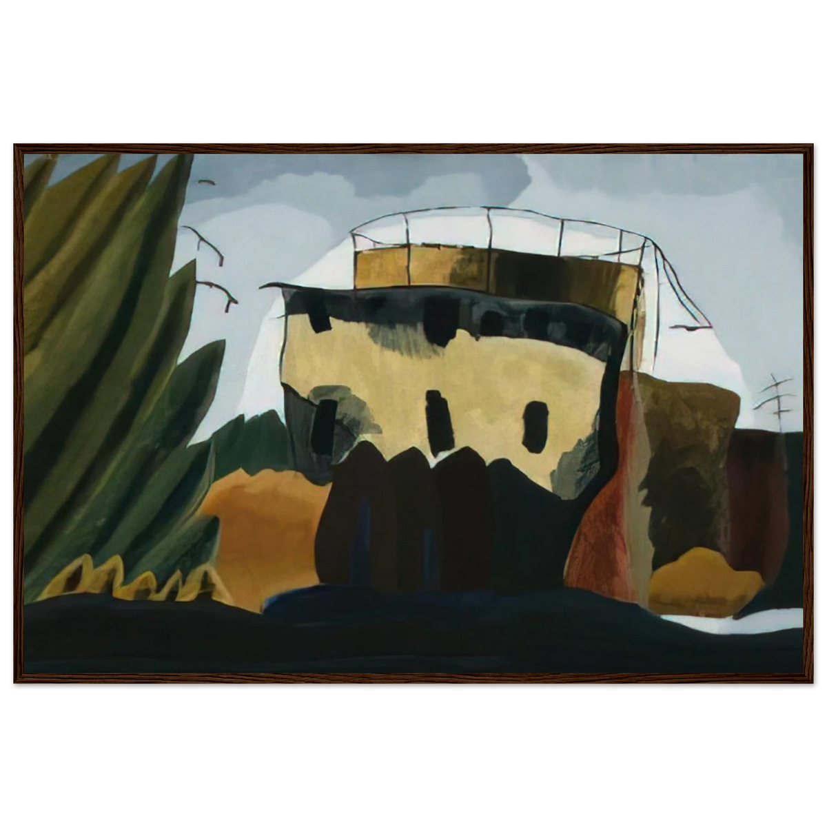 Tanks - 1938 Framed Poster | Arthur Dove Framed Prints Wall Art | Arthur Dove Shop
