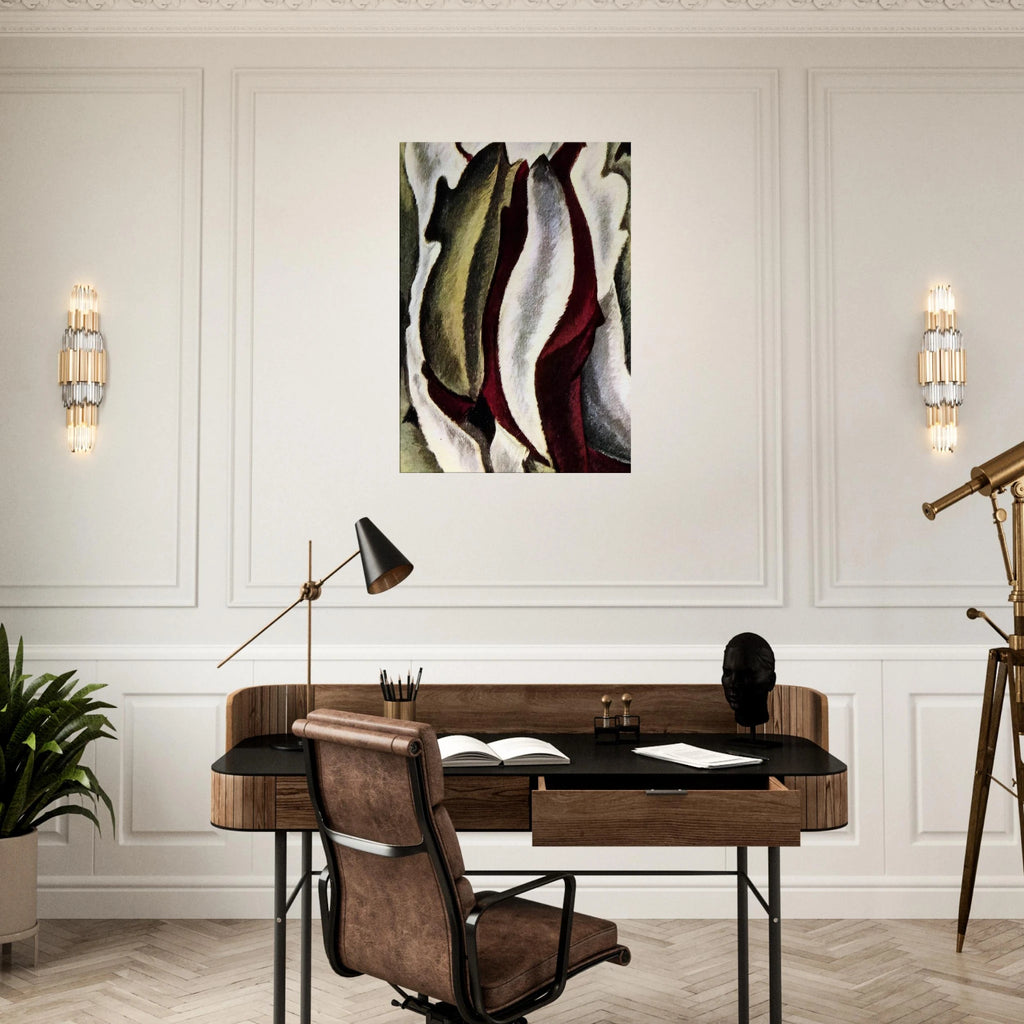 Based on Leaf Forms and Spaces - 1912 Canvas | Arthur Dove Canvas | Arthur Dove Shop