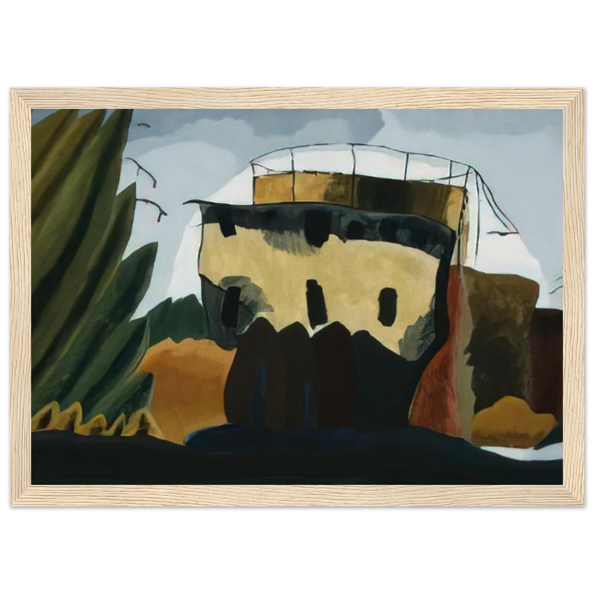 Tanks - 1938 Framed Poster | Arthur Dove Framed Prints Wall Art | Arthur Dove Shop