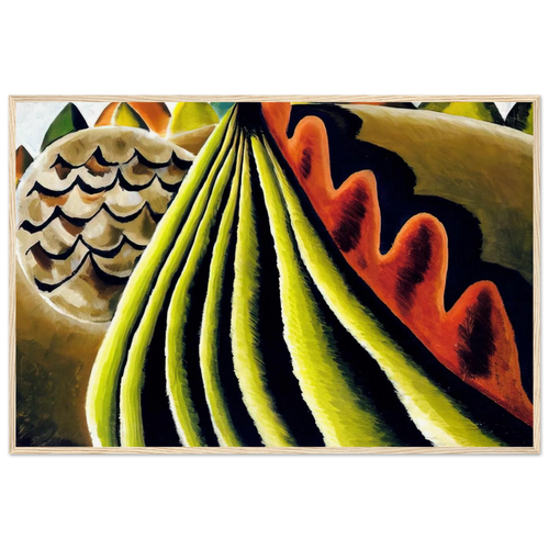 Fields of Grain as Seen from Train - 1931 Framed Poster | Arthur Dove Framed Prints Wall Art | Arthur Dove Shop