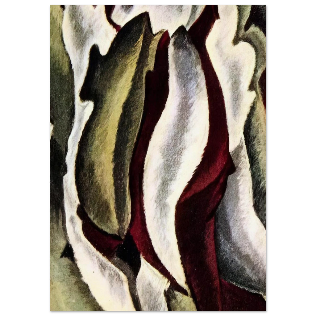 Based on Leaf Forms and Spaces - 1912 Poster | Arthur Dove Poster | Arthur Dove Shop