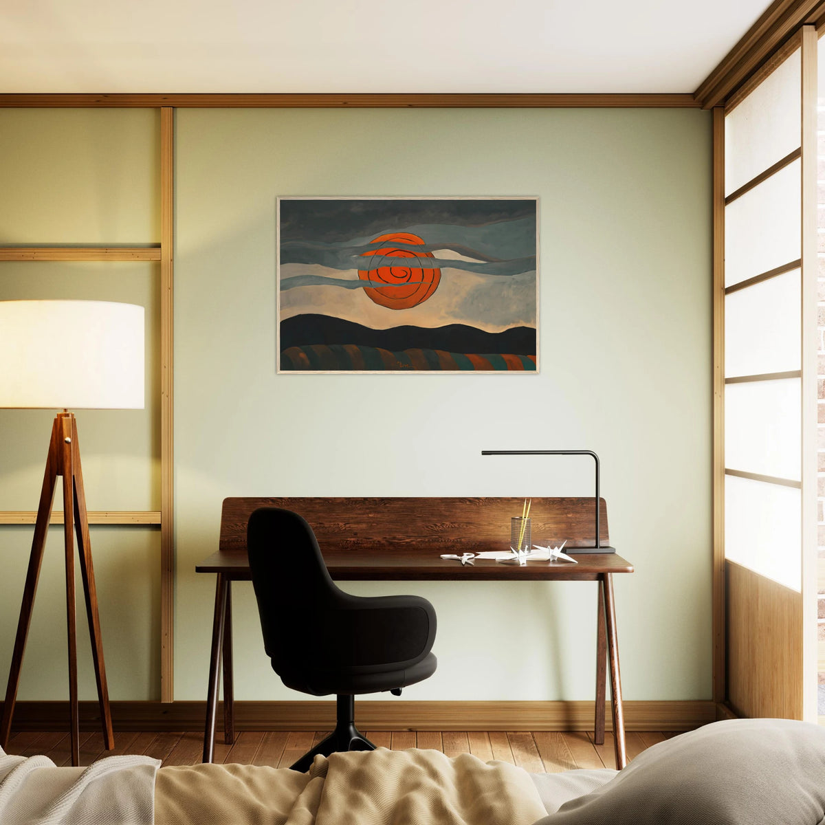 Red Sun - 1935 Framed Poster | Arthur Dove Framed Prints Wall Art | Arthur Dove Shop