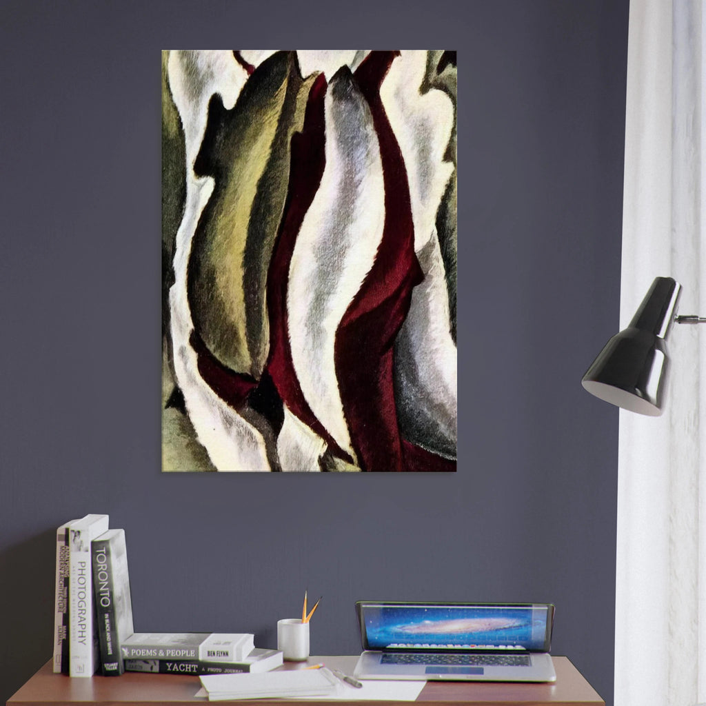 Based on Leaf Forms and Spaces - 1912 Canvas | Arthur Dove Canvas | Arthur Dove Shop