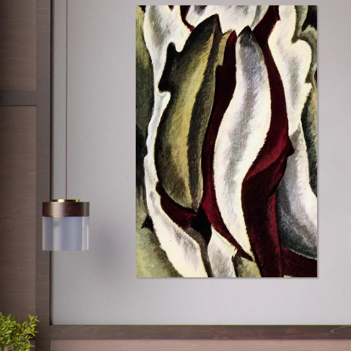 Based on Leaf Forms and Spaces - 1912 Poster | Arthur Dove Poster | Arthur Dove Shop
