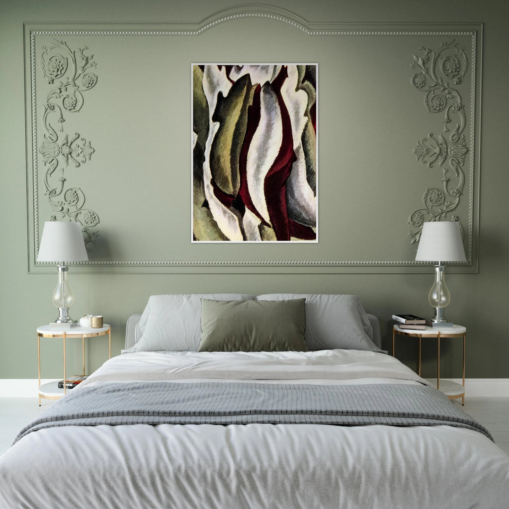 Based on Leaf Forms and Spaces - 1912 Framed Poster | Arthur Dove Framed Prints Wall Art | Arthur Dove Shop