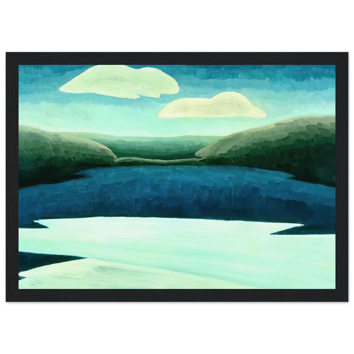 Ice and Clouds - 1931 Framed Poster | Arthur Dove Framed Prints Wall Art | Arthur Dove Shop