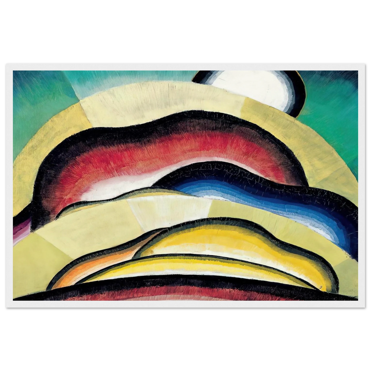 Sunrise - 1924 Framed Poster | Arthur Dove Framed Prints Wall Art | Arthur Dove Shop